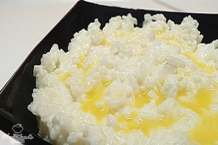 Рисовая каша с маслом