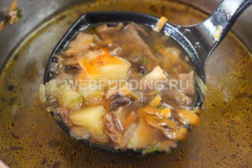 Суп из сушеных белых грибов от юлии высоцкой. Ингредиенты 06