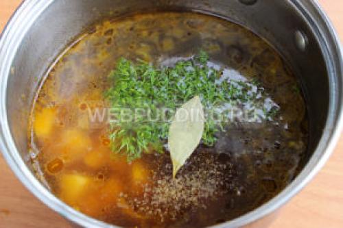 Суп из сушеных белых грибов от юлии высоцкой. Ингредиенты 05
