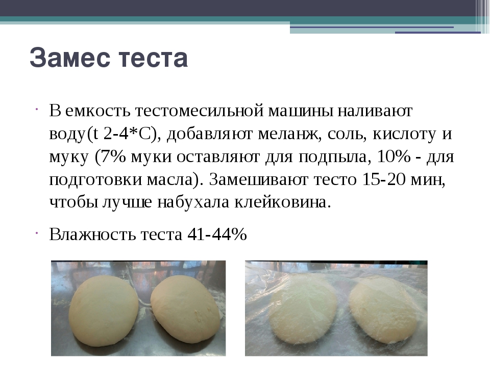 Дрожжевое тесто презентация