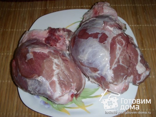 Свиные щёки, запечённые фото к рецепту 1