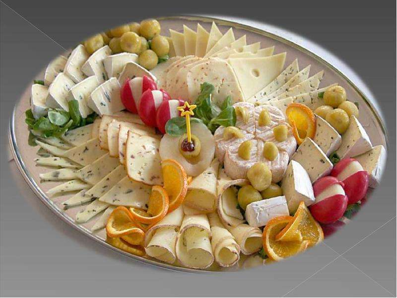 Подача сырной нарезки на праздничный стол фото