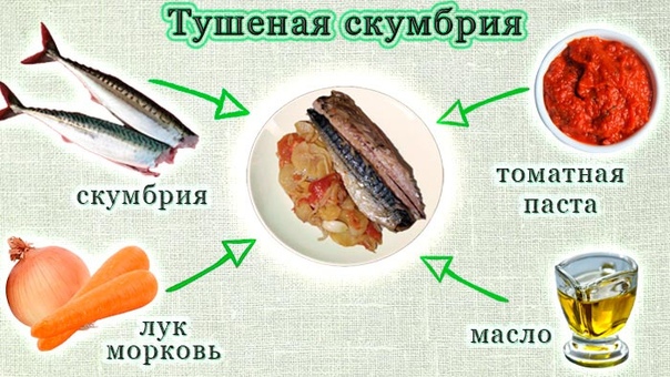 Калорийность скумбрии