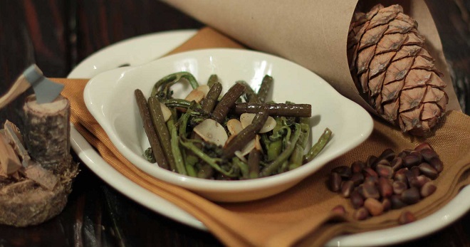 Салат из папоротника - очень вкусные рецепты необычной закуски