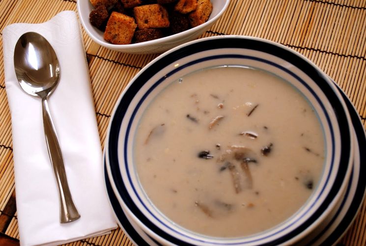 Рецепт сливочного супа из сушеных грибов